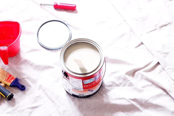 Beginner's Guide to Painting, DIY Painting, DIY Paint Project, Stirring Your Paint