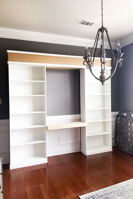 Diy Built Ins With Ikea Billy Bookcases, Billy Bookcase Built In Desk