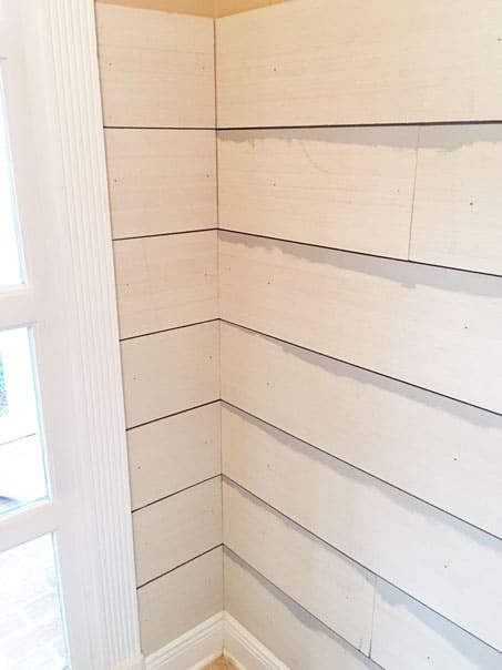 shiplap diy install way trim easy corners step baseboards would living