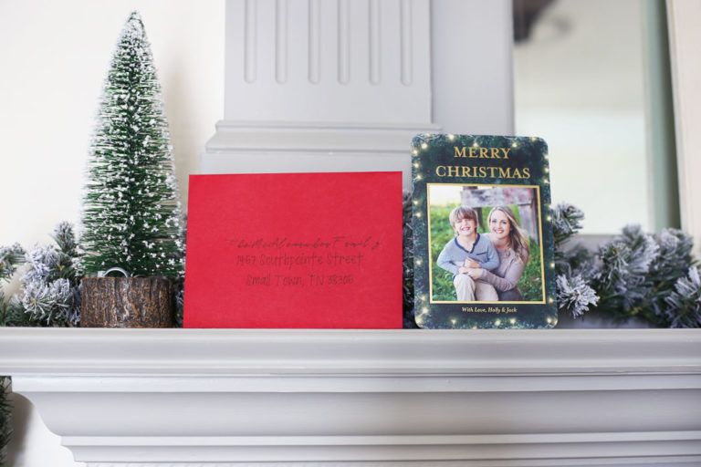 Address Christmas Cards with the Cricut Cobalt Explore Air 2 - Life on ...