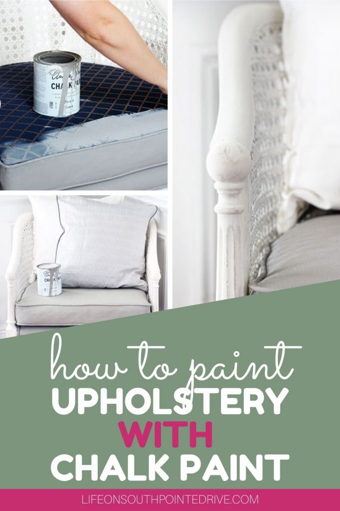 How to paint upholstery with chalk paint