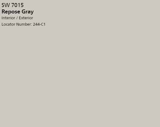 Repose Gray Paint Chip