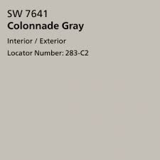 Sherwin Williams Colonnade Gray Paint Chip