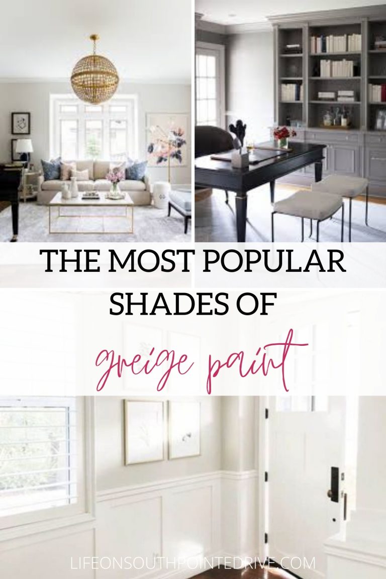 Best Greige Paint Colors | 15 Shades of Greige Paint