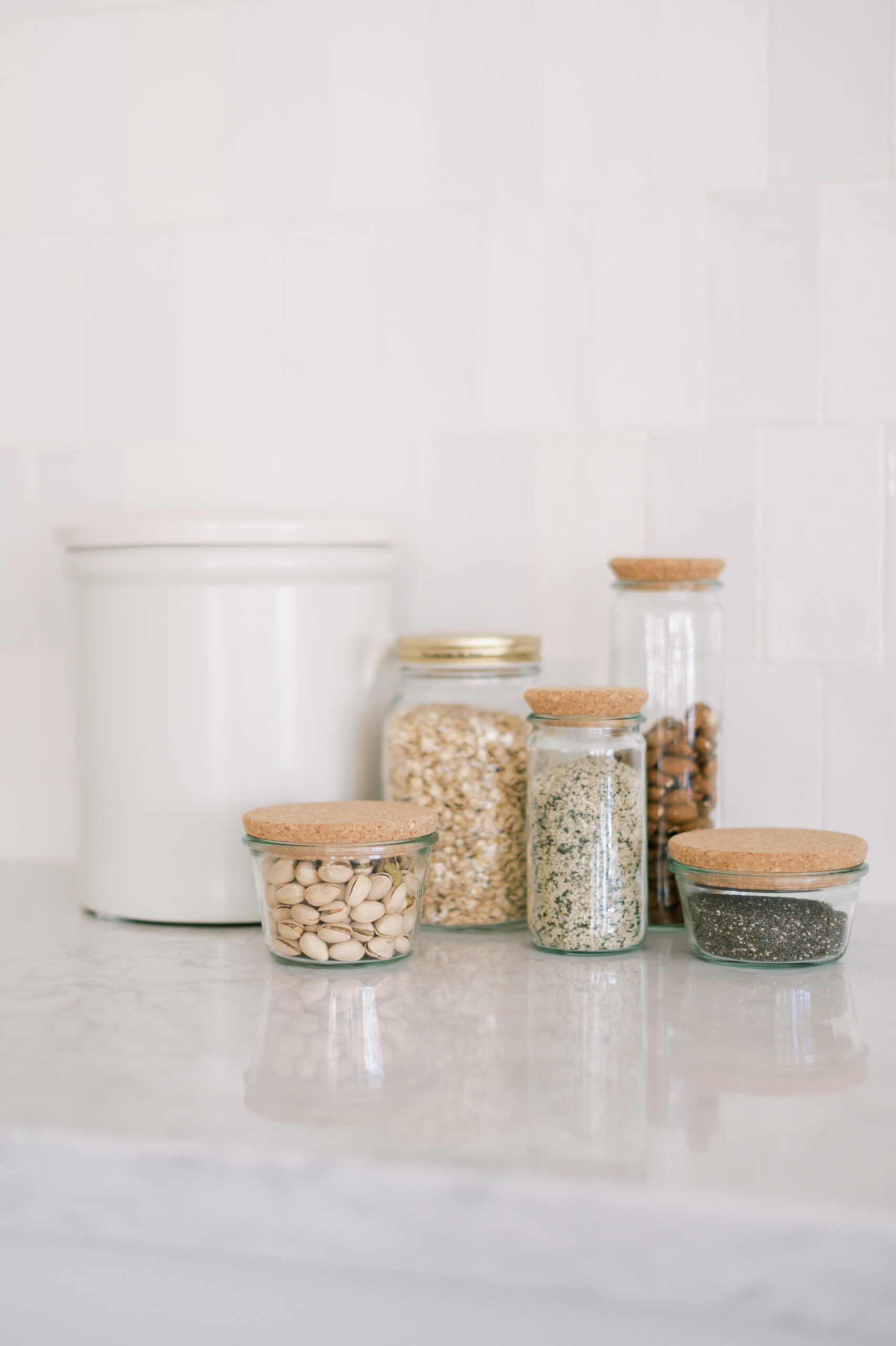 Organized Kitchen Jars